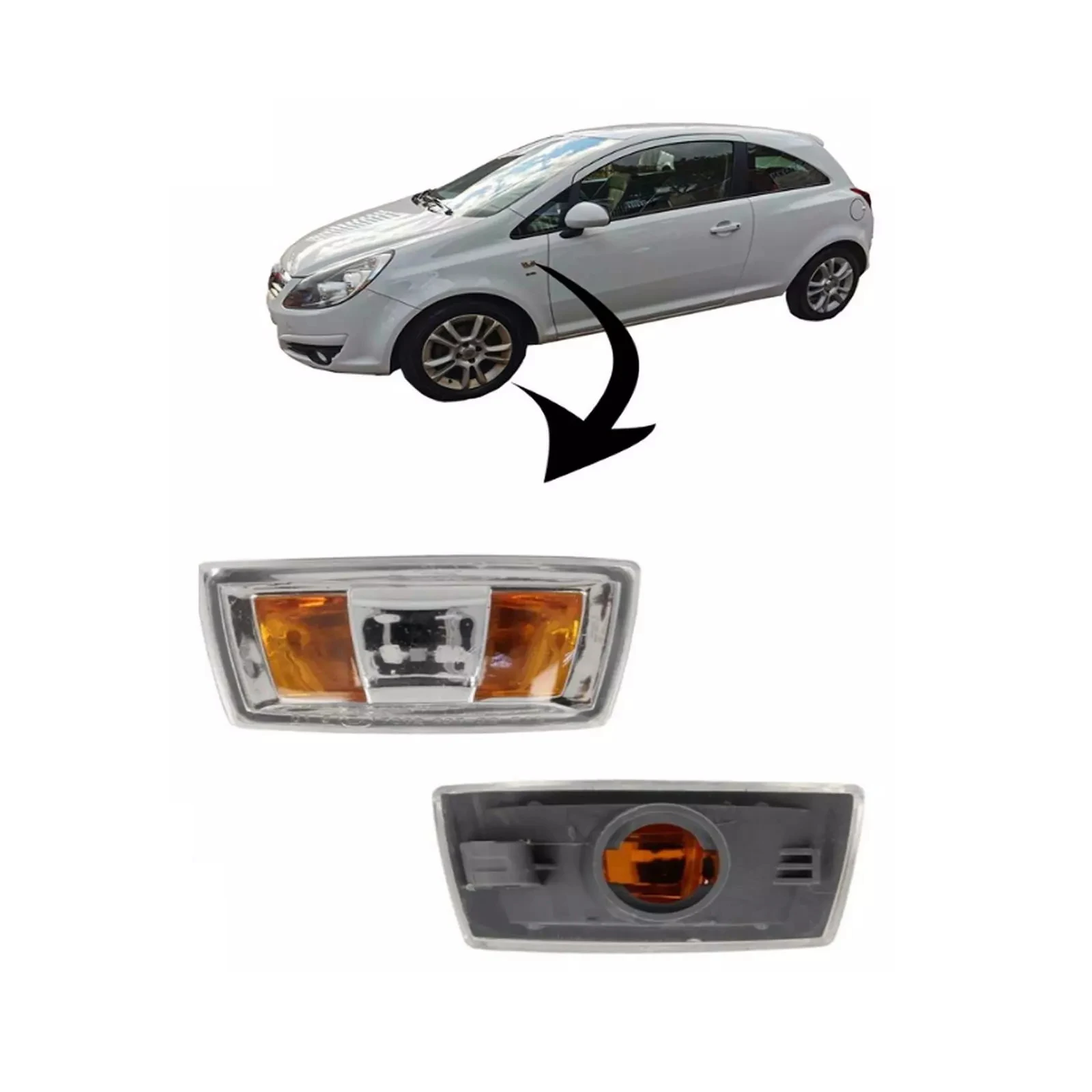 For Vauxhall Astra H Corsa D Right/Left Side Indicator Repeater Light Signal Lamp Car Lights Accessories
For Vauxhall Astra H Corsa D Right/Left Side Indicator Repeater Light Signal Lamp Car Lights Accessories