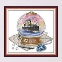 Soulgift New Pre-Printed Cross Stitch Kit, Stamped 9CT/11CT/14CT/16CT DMC Threads, Embroidery Kit - Magic Crystal Ball 9
Soulgift New Pre-Printed Cross Stitch Kit, Stamped 9CT/11CT/14CT/16CT DMC Threads, Embroidery Kit - Magic Crystal Ball 9
