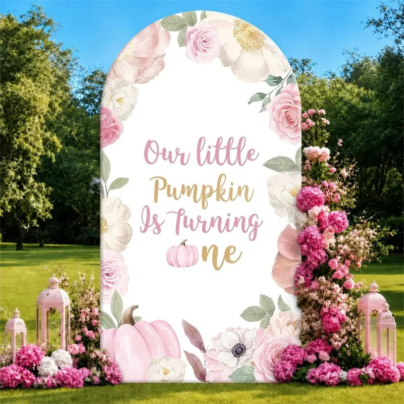 Single Side Arch Backdrop Cover Elegant Floral Arch Background for Party Decor featuring pink roses pumpkins and golden text Our
Single Side Arch Backdrop Cover Elegant Floral Arch Background for Party Decor featuring pink roses pumpkins and golden text Our