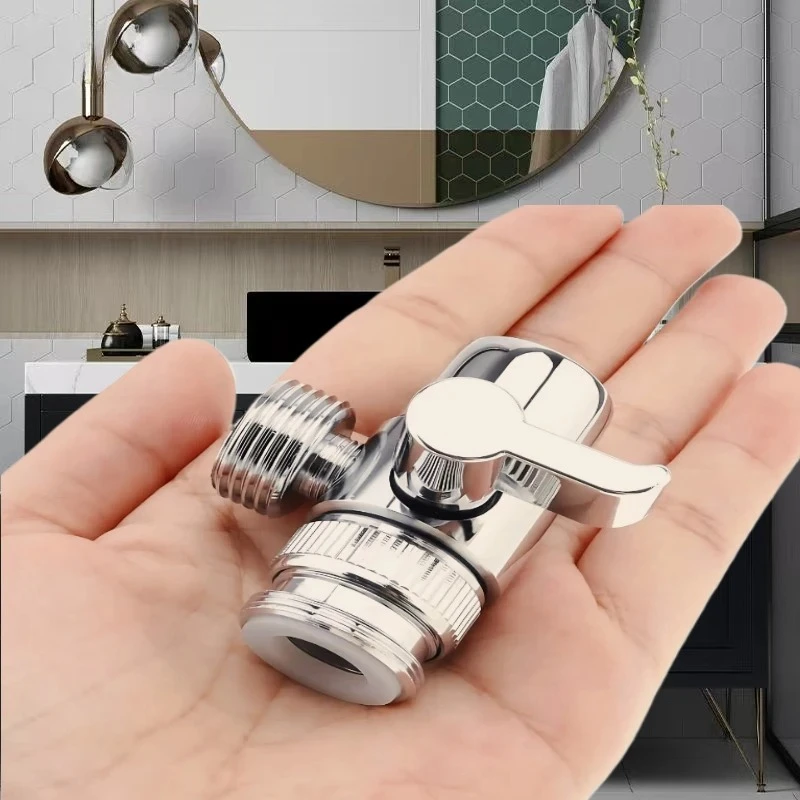 1pcs Faucet Diverter Valve, 3-Way Diverter Valve for Hand Held Shower, Sink Faucet Splitter for Kitchen and Bathroom
1pcs Faucet Diverter Valve, 3-Way Diverter Valve for Hand Held Shower, Sink Faucet Splitter for Kitchen and Bathroom