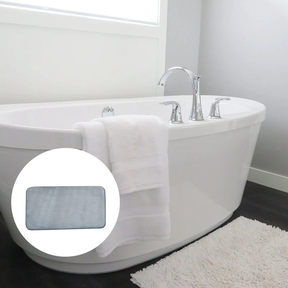 Absorbent Bathroom Non-Slip Floor Mat Durable Polyester Grey Rug Non-Skid Carpet Bathroom Non-Slip Doormat
Absorbent Bathroom Non-Slip Floor Mat Durable Polyester Grey Rug Non-Skid Carpet Bathroom Non-Slip Doormat