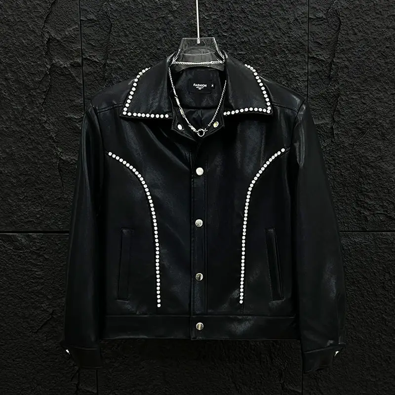 Niche Designer Heavy Embroidery Hot Drilling Padded Shoulder Jacket Men's Korean-Style Trendy Pu Shuai Loose-Fitting Short Coat
Niche Designer Heavy Embroidery Hot Drilling Padded Shoulder Jacket Men's Korean-Style Trendy Pu Shuai Loose-Fitting Short Coat