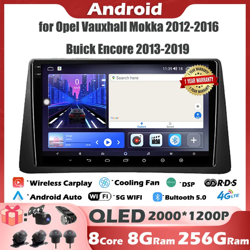 Android 14 для Opel Vauxhall Mokka 2012 - 2016 4G SIM Автомобильный мультимедийный GPS беспроводной CarPlay автомобильное радио видеоплеер сенсорный экран
Android 14 для Opel Vauxhall Mokka 2012 - 2016 4G SIM Автомобильный мультимедийный GPS беспроводной CarPlay автомобильное радио видеоплеер сенсорный экран