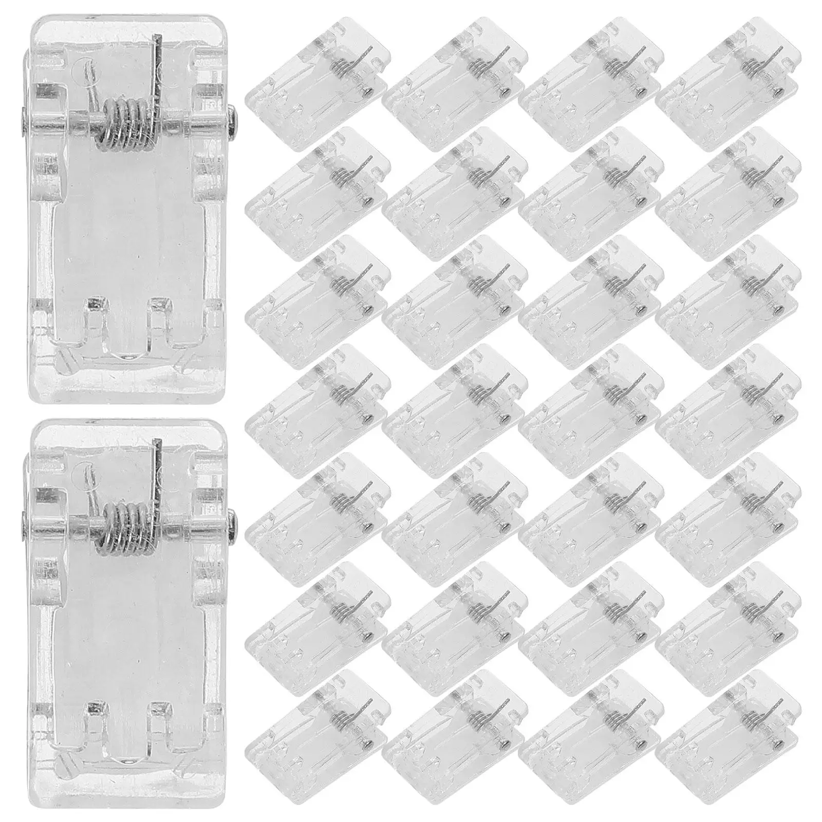 50pcs Self Adhesive Small Clips Clip for ID Cards Badge Holders Wall Photo Paper Transparent Plastic
50pcs Self Adhesive Small Clips Clip for ID Cards Badge Holders Wall Photo Paper Transparent Plastic
