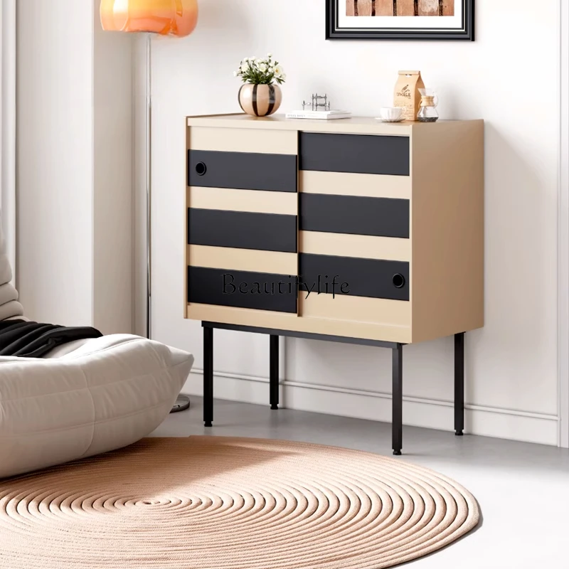 Gray square acrylic dining side cabinet, striped entrance, living room sofa, antique sliding door locker
Gray square acrylic dining side cabinet, striped entrance, living room sofa, antique sliding door locker