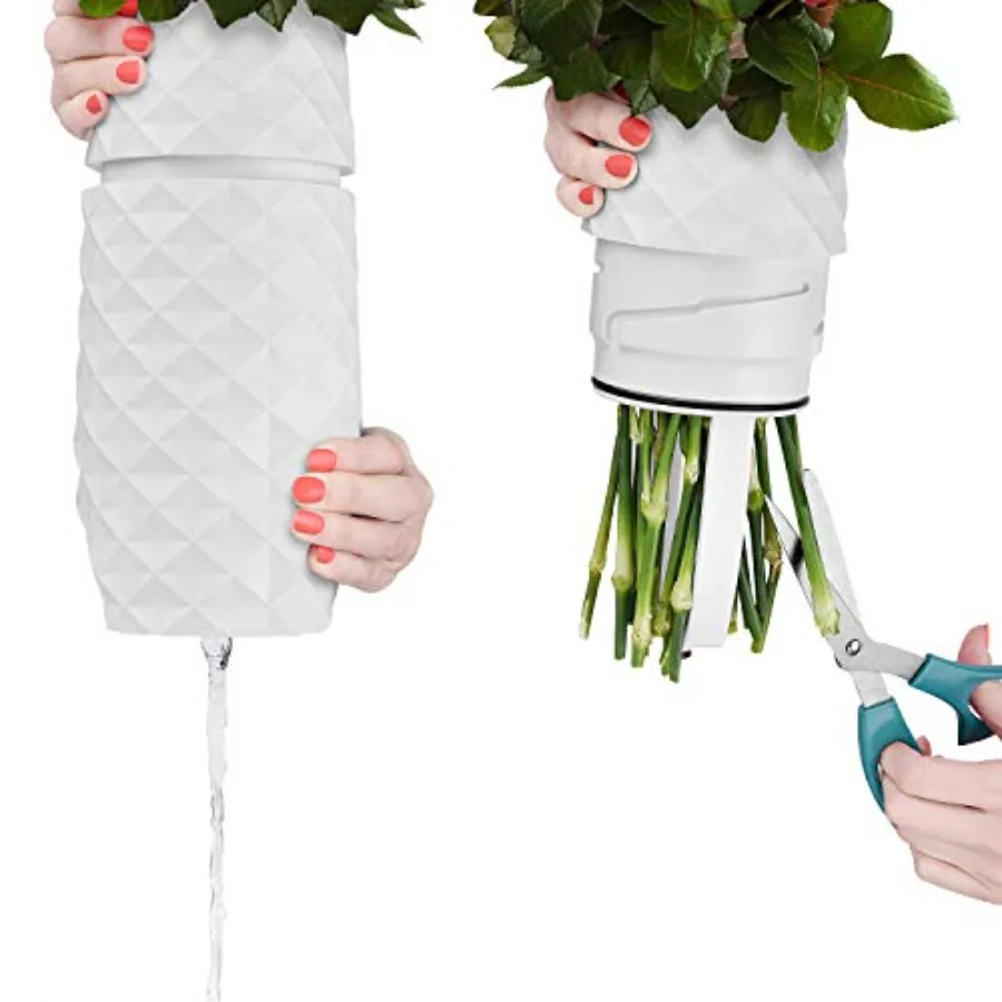 The Amaranth Vase - Unique Design for Easy Water Draining and Stem Access - Impact Resistant Plastic and Marble Blend - The Sma
The Amaranth Vase - Unique Design for Easy Water Draining and Stem Access - Impact Resistant Plastic and Marble Blend - The Sma