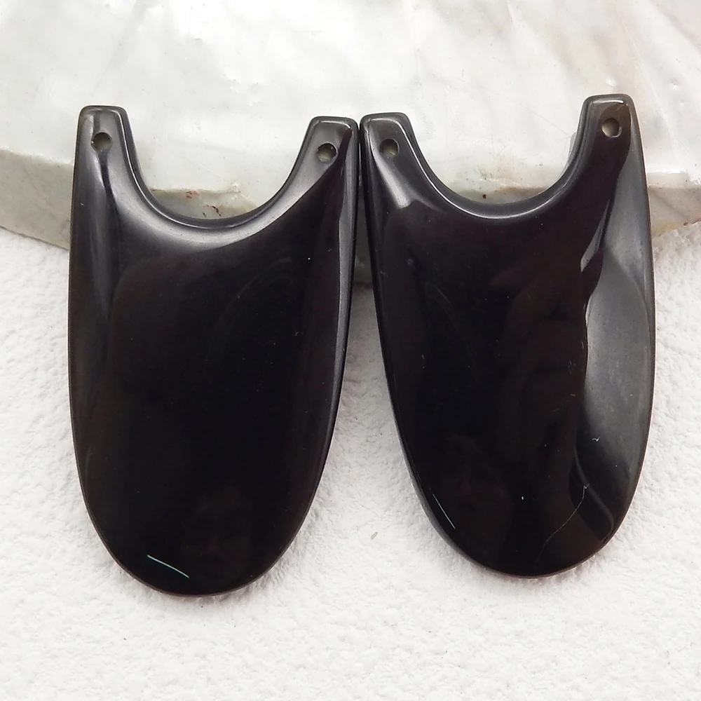 Natural Obsidian Double Hole Earrings Design Drill Accessory Fashion Woman Beads Semi-precious Stones Jewelry
Natural Obsidian Double Hole Earrings Design Drill Accessory Fashion Woman Beads Semi-precious Stones Jewelry