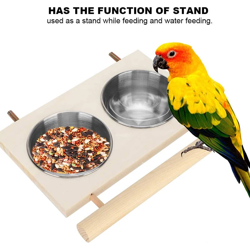 Bird Feeding Cutlery Cage Hanging Parrot Feeding Food Water Bowl Easy To Clean Stainless Steel Pet Food Box With Carrier Pet
Bird Feeding Cutlery Cage Hanging Parrot Feeding Food Water Bowl Easy To Clean Stainless Steel Pet Food Box With Carrier Pet