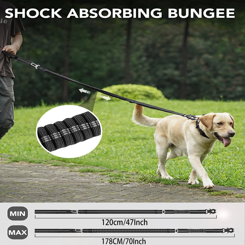 Retractable Large Dog Leash Reflective Shock Absorbing Pet Leashes with Car Seatbelt for Medium Large Dogs Anti-pull Dog Leash
Retractable Large Dog Leash Reflective Shock Absorbing Pet Leashes with Car Seatbelt for Medium Large Dogs Anti-pull Dog Leash
