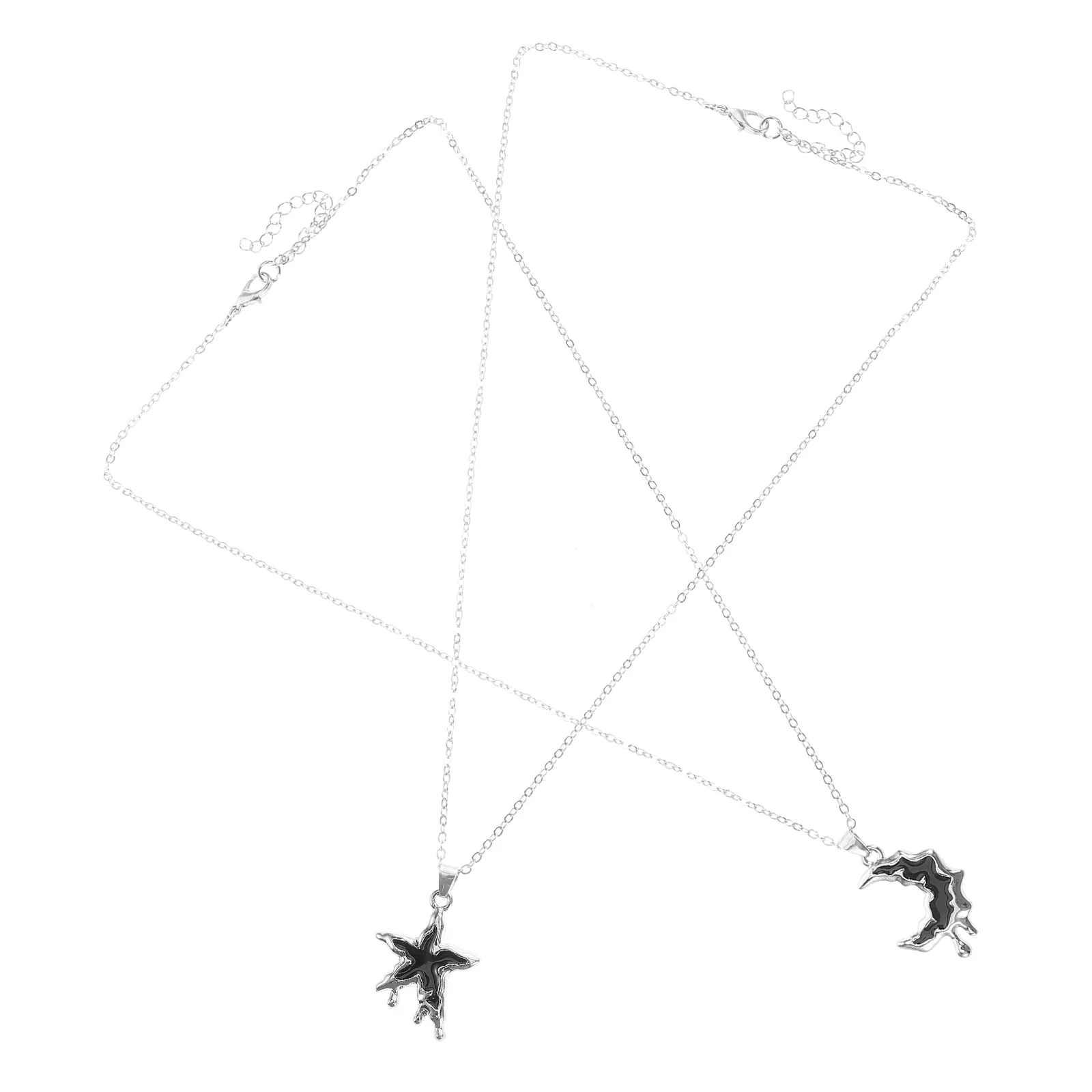 Irregular Moon Necklace Minimalist White Pendant Versatile Elegant Durable Alloy for Women Ladies Celestial Charm
Irregular Moon Necklace Minimalist White Pendant Versatile Elegant Durable Alloy for Women Ladies Celestial Charm