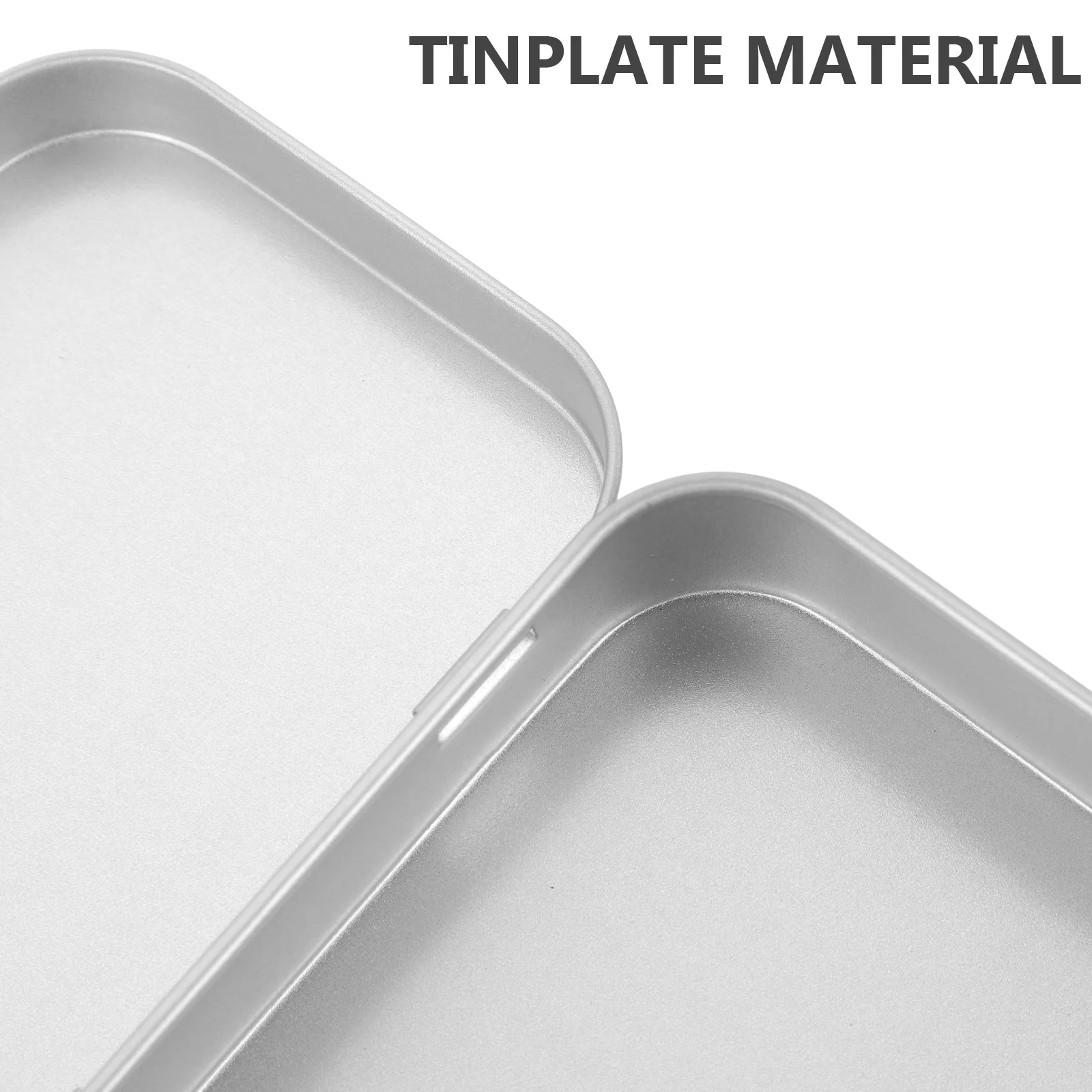 6pcs Flip-type Storage Box Tinplate Empty Small Bins Silver Rectangular Lid Design Perfect for Sweets Snacks Jewelry Gifts
6pcs Flip-type Storage Box Tinplate Empty Small Bins Silver Rectangular Lid Design Perfect for Sweets Snacks Jewelry Gifts