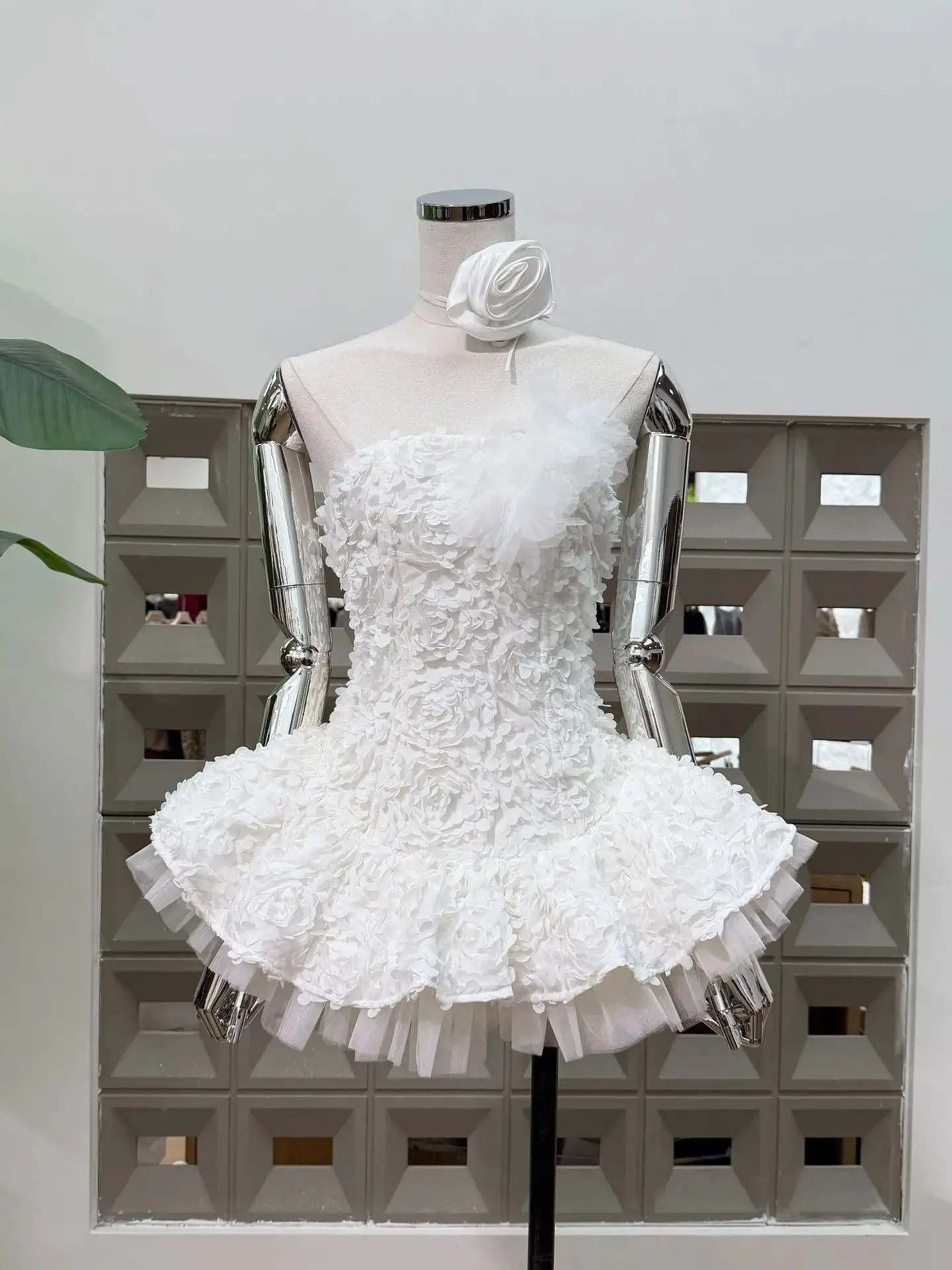 Summer Sexy Flower Mesh Patchwork Mini Wedding Dress Party Celebrate Birthday Evening Gowns Night Club Women's Dresses Vestidos
Summer Sexy Flower Mesh Patchwork Mini Wedding Dress Party Celebrate Birthday Evening Gowns Night Club Women's Dresses Vestidos