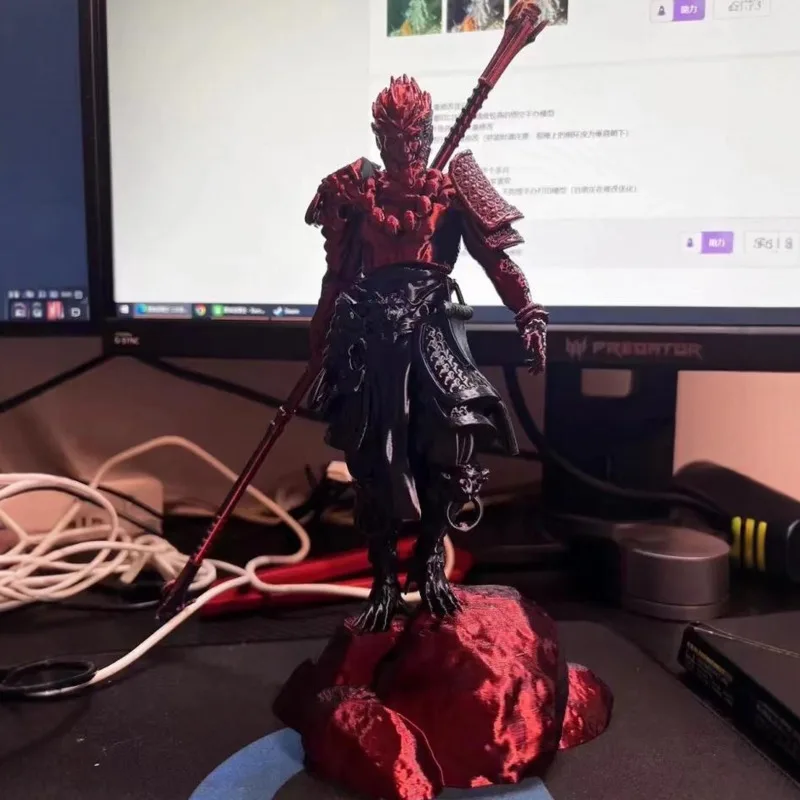 3D Printed Black Myth Sun Wukong Ornament Multi Color Advanced Simulation Demon Wukong Desktop Decoration Children Birthday Gift
3D Printed Black Myth Sun Wukong Ornament Multi Color Advanced Simulation Demon Wukong Desktop Decoration Children Birthday Gift