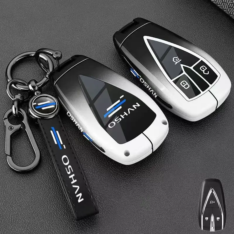 Zinc Alloy Car Key Case Cover Shell Protector Fob Holder for Changan Oshan X7 Plus X5 Plus Z6 520 530 Accessories Keychain
Zinc Alloy Car Key Case Cover Shell Protector Fob Holder for Changan Oshan X7 Plus X5 Plus Z6 520 530 Accessories Keychain