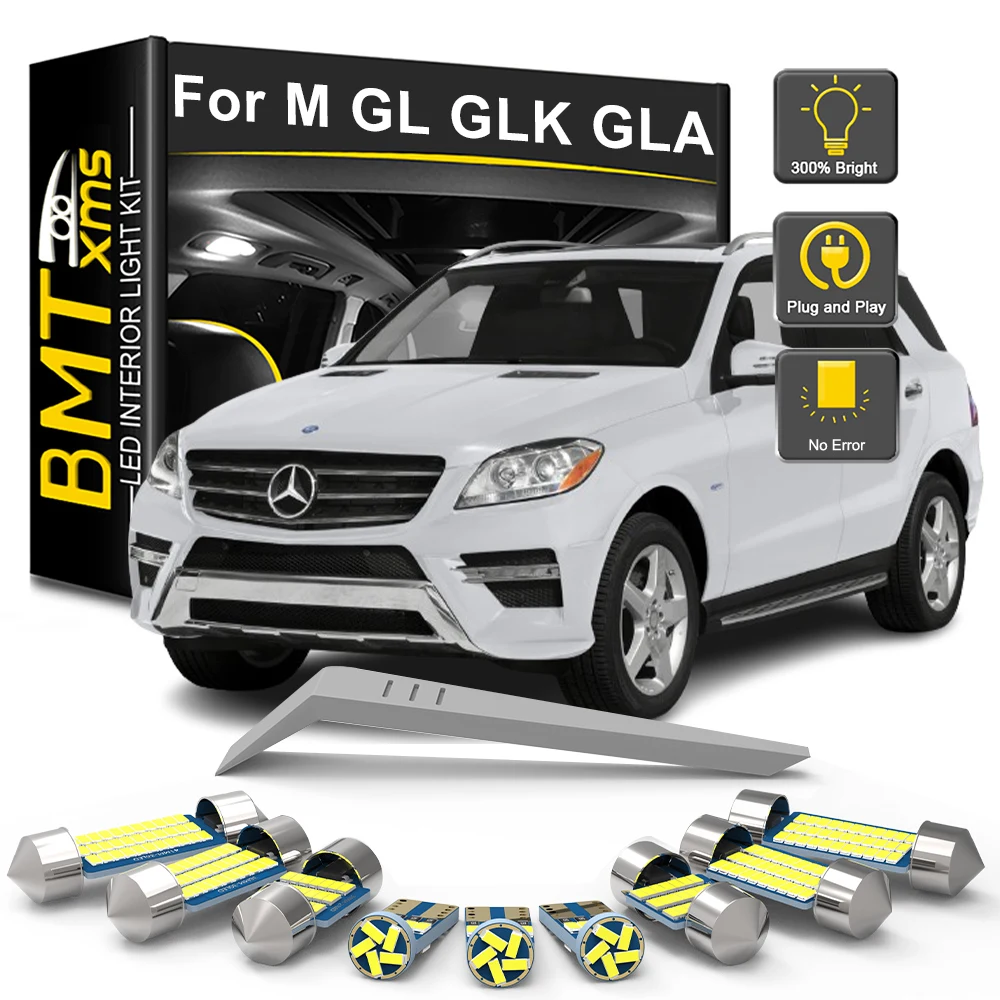 BMTxms Canbus For Mercedes Benz M ML GL GLK GLA GLC Class W163 W164 W166 X164 X166 X204 X156 X253 Car LED Interior Light Kit
BMTxms Canbus For Mercedes Benz M ML GL GLK GLA GLC Class W163 W164 W166 X164 X166 X204 X156 X253 Car LED Interior Light Kit