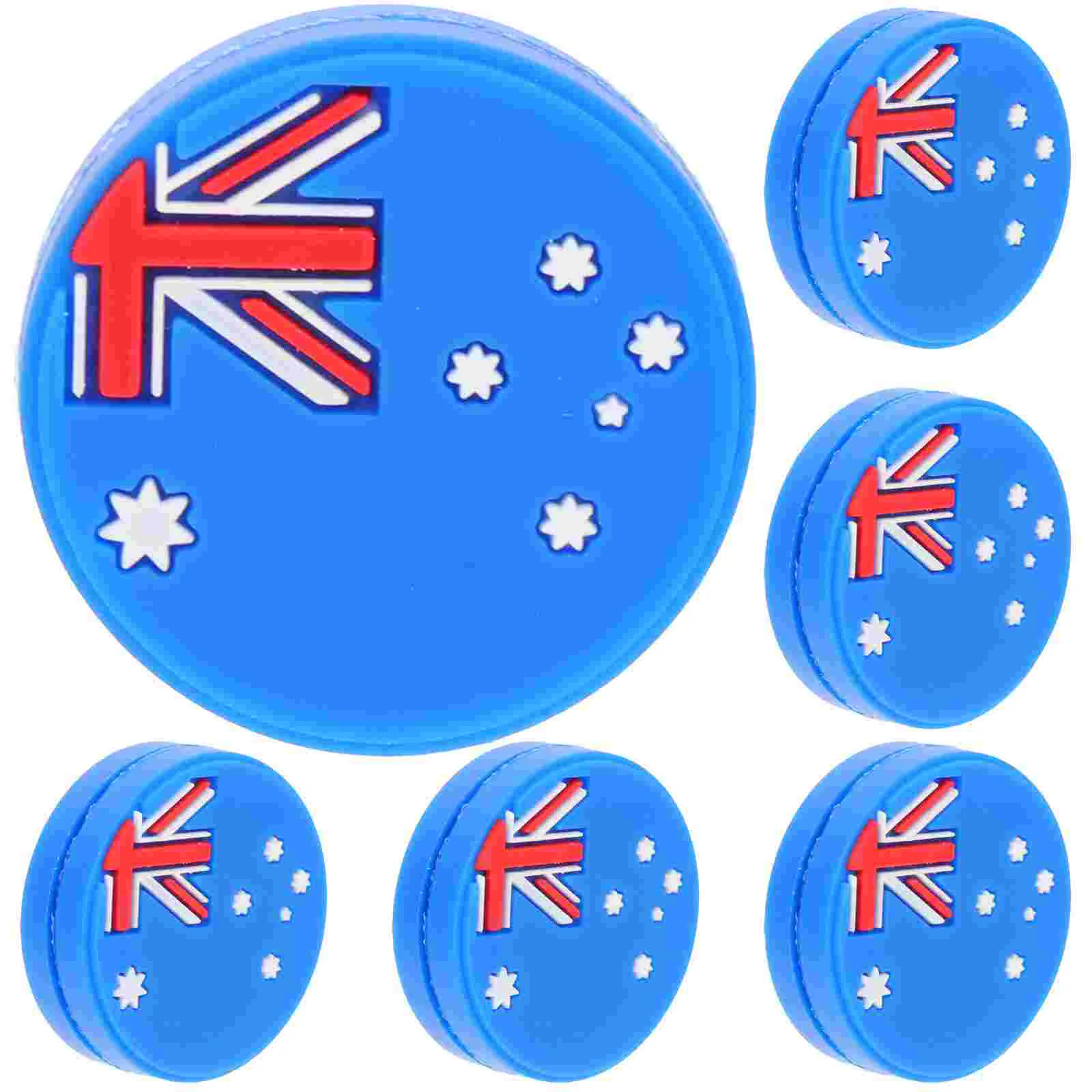 6 Pcs Flag Tennis Racket Shock Absorber Shocking Absorbers Silicone Dampeners Vibration
6 Pcs Flag Tennis Racket Shock Absorber Shocking Absorbers Silicone Dampeners Vibration