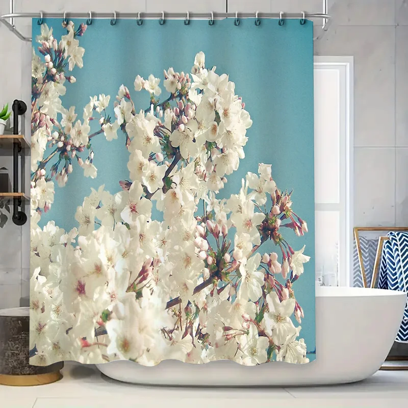 Занавеска для душа с цветочным принтом, ботанический цветочный узор, декор для ванной комнаты, природа, цветение, искусство, винтажная моющаяся подкладка
Занавеска для душа с цветочным принтом, ботанический цветочный узор, декор для ванной комнаты, природа, цветение, искусство, винтажная моющаяся подкладка