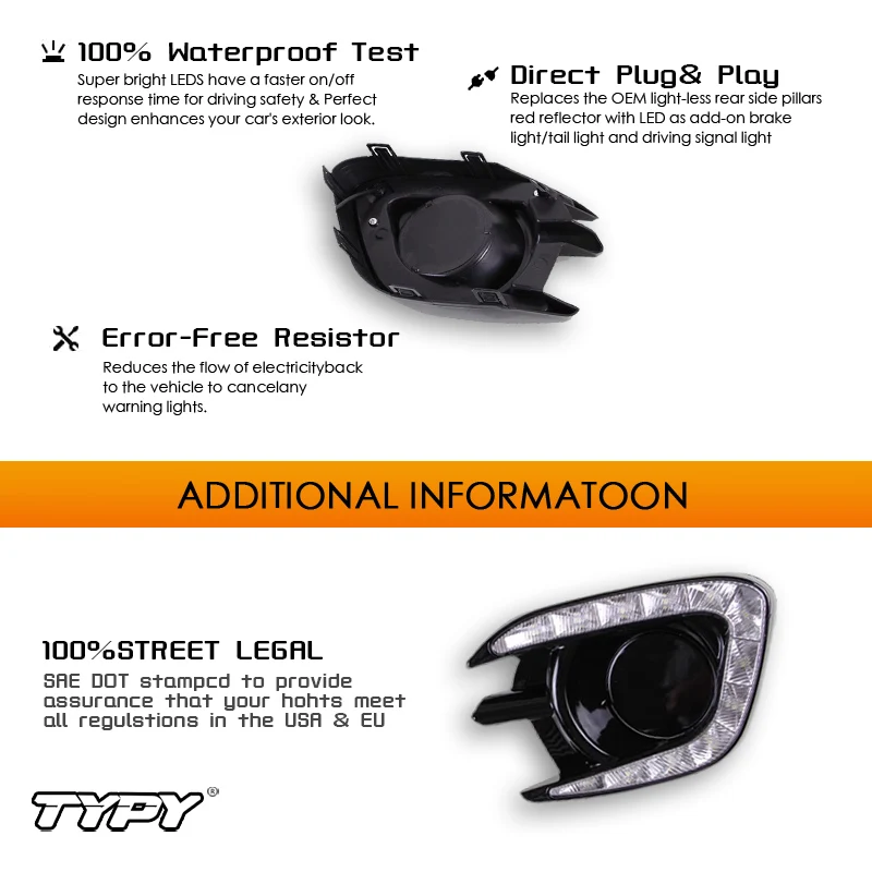 TYPY 2PCS For Mitsubishi Pajero Sport 2013 2014 2015 Matt or Gloss style LED Car DRL Daytime running lights turn signal fog lamp
TYPY 2PCS For Mitsubishi Pajero Sport 2013 2014 2015 Matt or Gloss style LED Car DRL Daytime running lights turn signal fog lamp