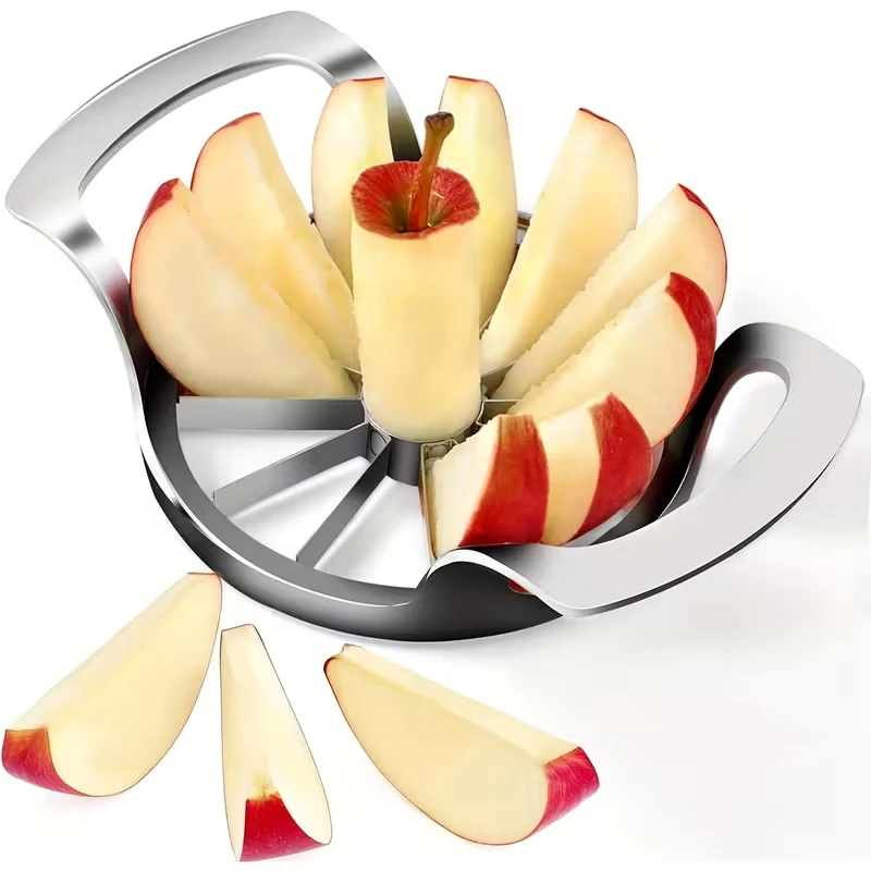 Apple Dicer 304 Stainless Steel Apple Corer, Fruit Slicer, Multifunctional Dicer, Kitchen Gadget, Household Fruit Cutter
Apple Dicer 304 Stainless Steel Apple Corer, Fruit Slicer, Multifunctional Dicer, Kitchen Gadget, Household Fruit Cutter