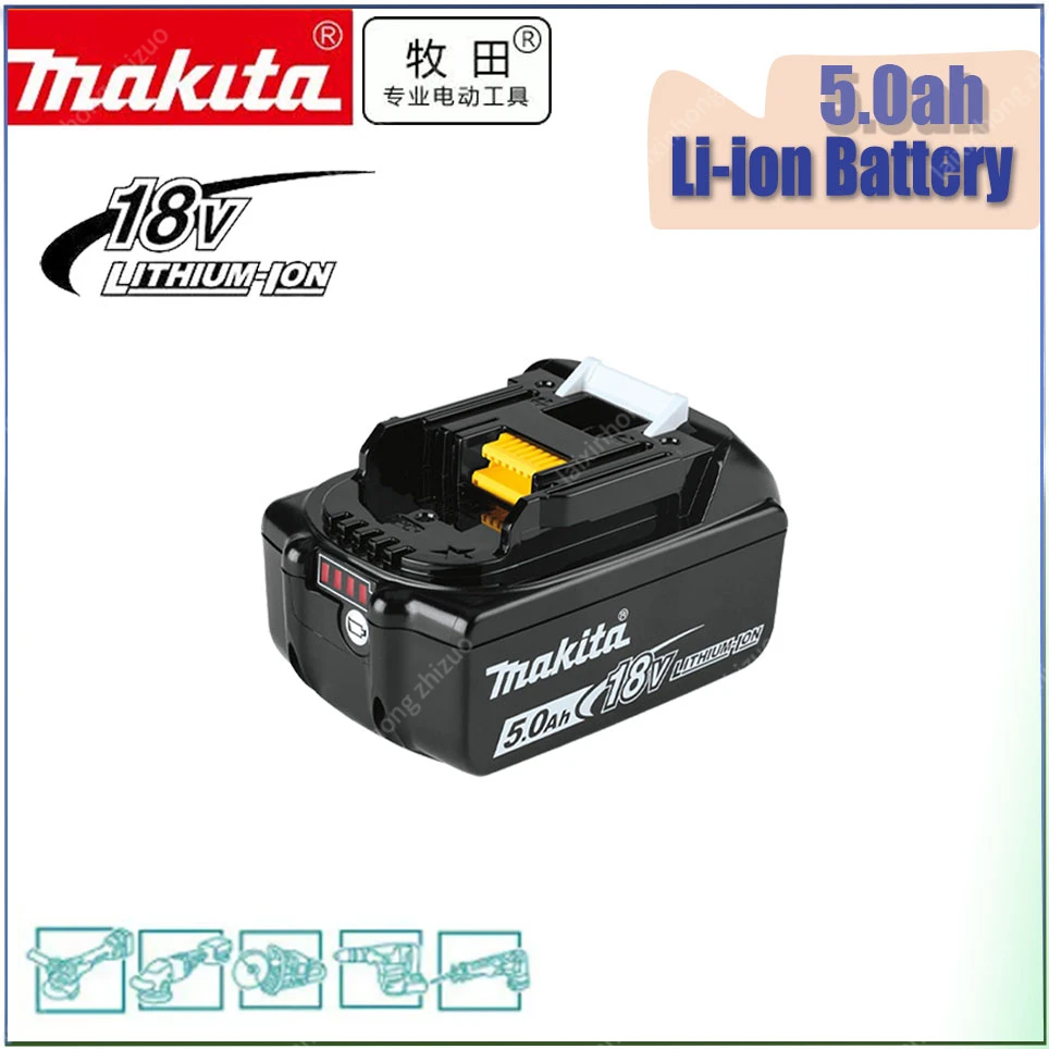 Makita Original Lithium ion Rechargeable Battery 18V 5000mAh 18v drill Replacement Batteries BL1860 BL1830 BL1850 BL1860B
Makita Original Lithium ion Rechargeable Battery 18V 5000mAh 18v drill Replacement Batteries BL1860 BL1830 BL1850 BL1860B