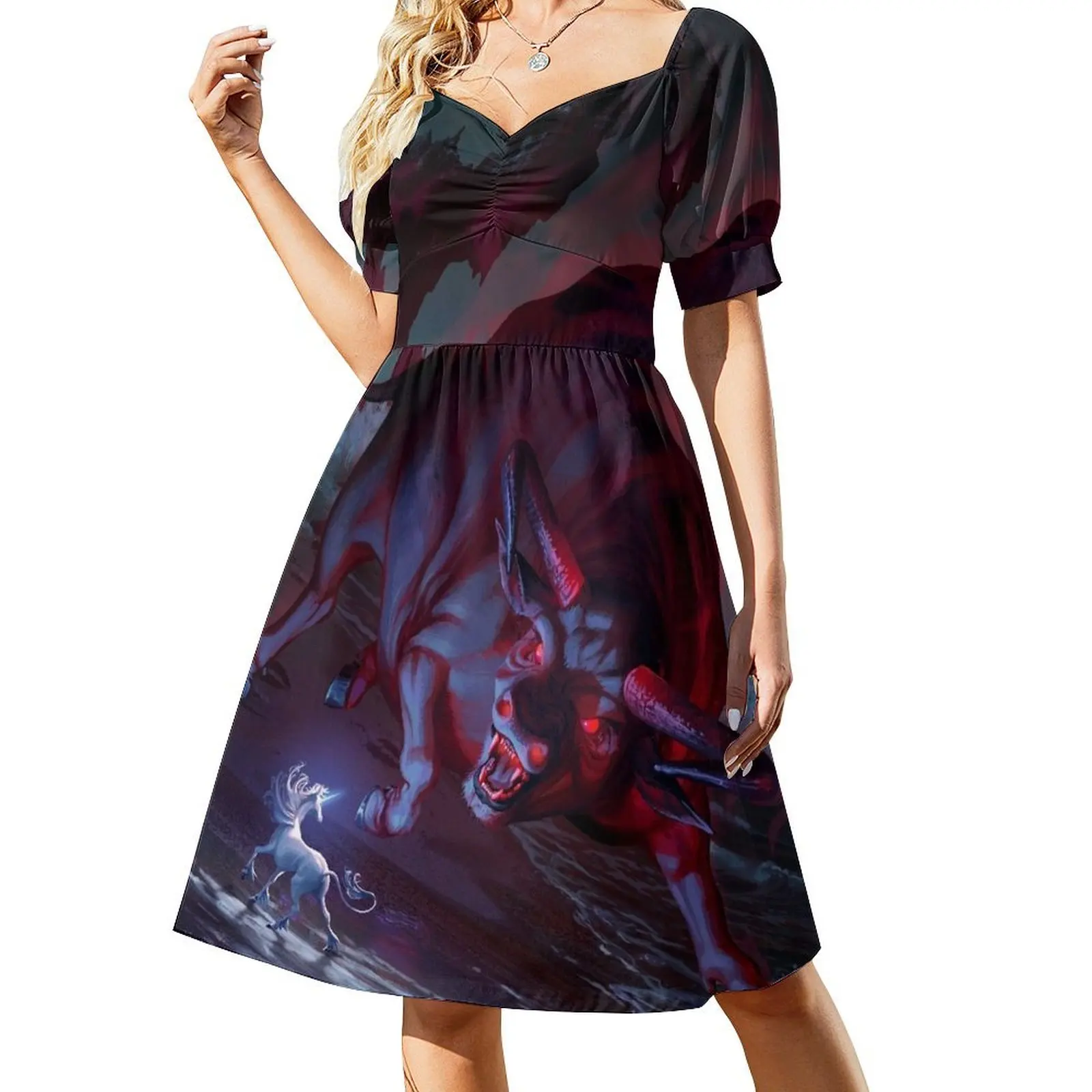 The Last Unicorn Short-Sleeved Dress women party dresses Women's evening dress birthday dress women summer
The Last Unicorn Short-Sleeved Dress women party dresses Women's evening dress birthday dress women summer