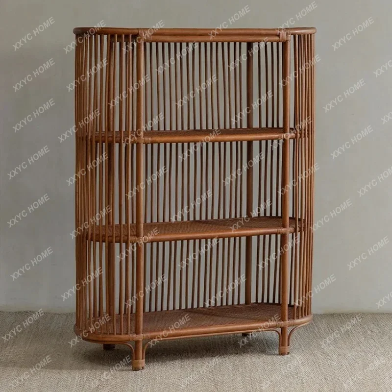 L South East Asia rattan art, retro wabi-sabi wind rattan weaving storage living room study storage bookshelf
L South East Asia rattan art, retro wabi-sabi wind rattan weaving storage living room study storage bookshelf