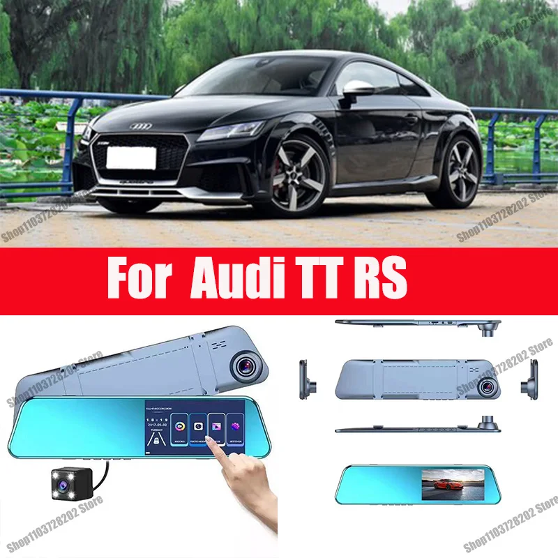 For Audi TT RS Camera Car Touch Screen Video Recorder Rearview mirror Dash Cam Front and Rear Camera Mirror DVR
For Audi TT RS Camera Car Touch Screen Video Recorder Rearview mirror Dash Cam Front and Rear Camera Mirror DVR