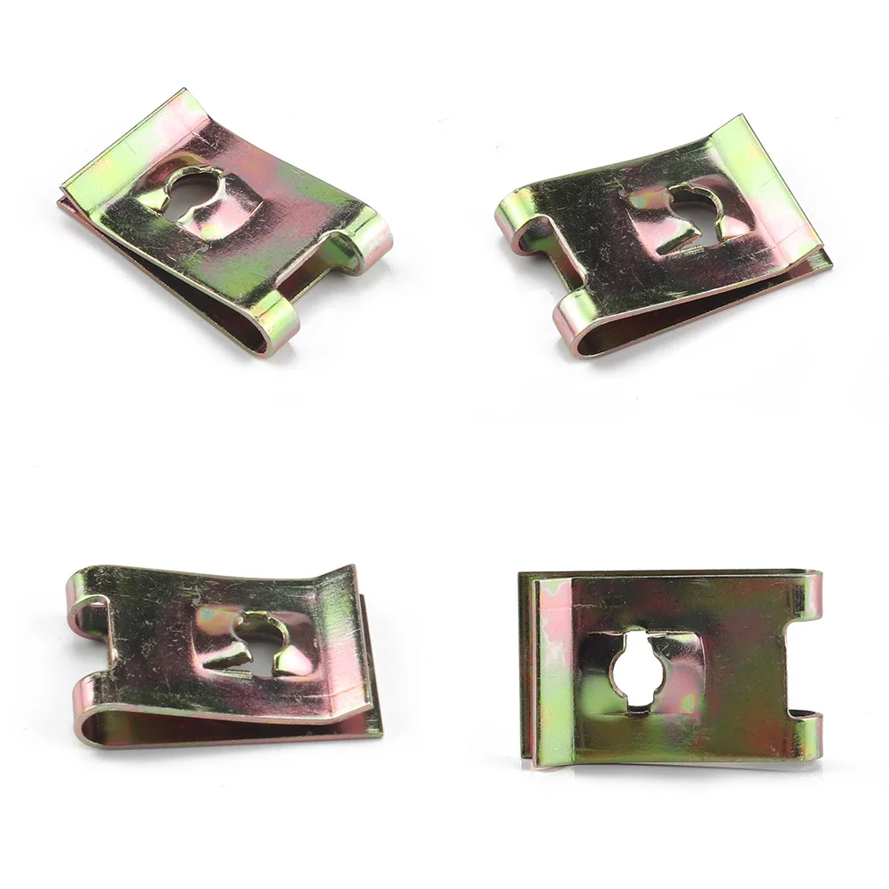 110Pcs U Type Spring Nut Manganese Steel High Strength Fasteners for Motorcycle Fairing Bodywork Panel Wire Cable Fixing
110Pcs U Type Spring Nut Manganese Steel High Strength Fasteners for Motorcycle Fairing Bodywork Panel Wire Cable Fixing