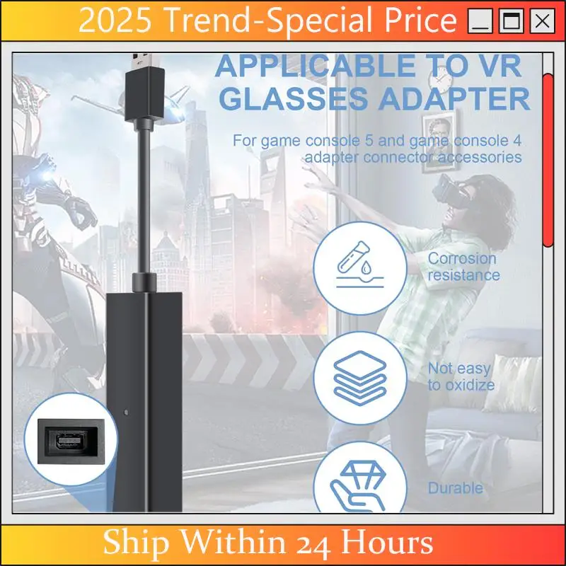 CHYY Top For PS5 VR Adapter Cable Mini Camera Adapter Connector For Playstation 5 PS5 PS4 VR Adapter Connector Accessories
CHYY Top For PS5 VR Adapter Cable Mini Camera Adapter Connector For Playstation 5 PS5 PS4 VR Adapter Connector Accessories