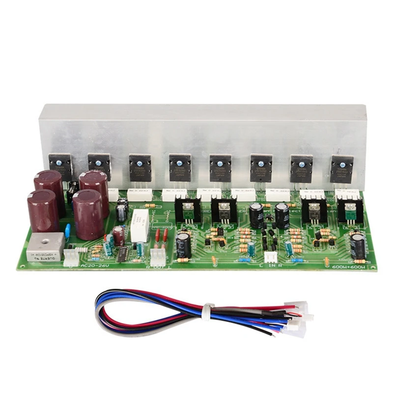 Плата усилителя AD600W 2SA1943/2SC5200, аудиочип, 600 Вт + 600 Вт, 2,0-канальный HIFI, плата музыкального усилителя, прочный аудио усилитель
Плата усилителя AD600W 2SA1943/2SC5200, аудиочип, 600 Вт + 600 Вт, 2,0-канальный HIFI, плата музыкального усилителя, прочный аудио усилитель