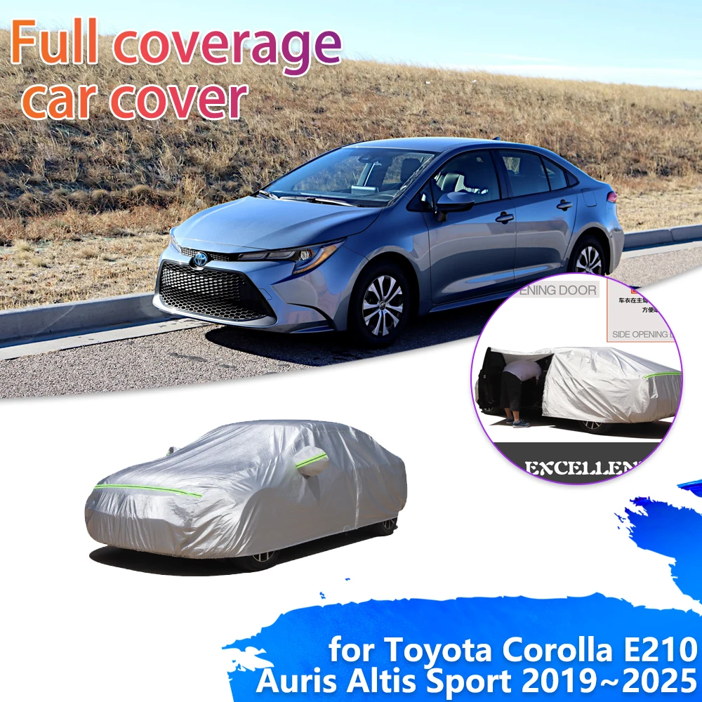Автомобильный чехол для Toyota Corolla E210 Auris Altis Sport с полным покрытием на 2022 градусов, наружный Снежный чехол, Солнцезащитный пылезащитный аксессуар
Автомобильный чехол для Toyota Corolla E210 Auris Altis Sport с полным покрытием на 2022 градусов, наружный Снежный чехол, Солнцезащитный пылезащитный аксессуар