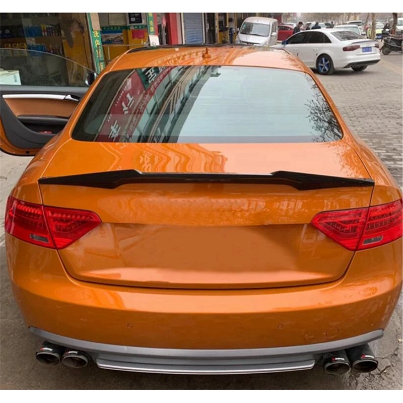 Для Audi A5 4 двери 2 двери 2009-2016 M4 Стиль углеродное волокно/Кованое углеродное волокно задний спойлер багажника (не для S5 RS5)
Для Audi A5 4 двери 2 двери 2009-2016 M4 Стиль углеродное волокно/Кованое углеродное волокно задний спойлер багажника (не для S5 RS5)