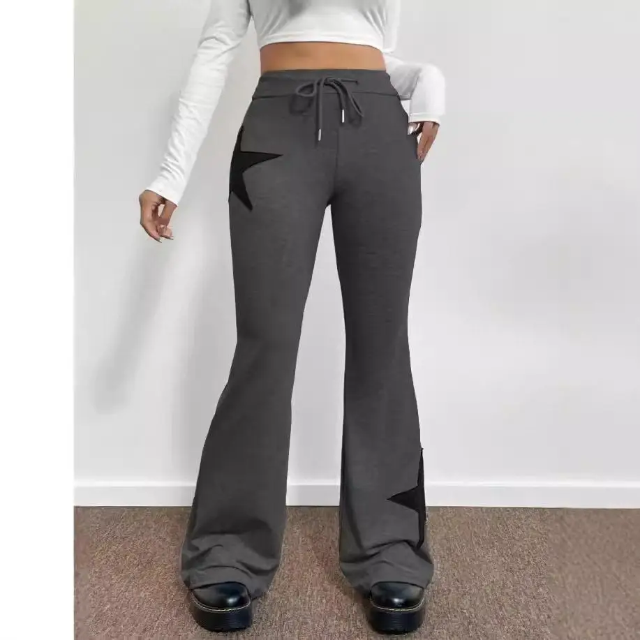 Women's High Waist Flared Pants Autumn Winter New Style Elastic Waist Star Print Casual Sports Long Trousers Versatile
Women's High Waist Flared Pants Autumn Winter New Style Elastic Waist Star Print Casual Sports Long Trousers Versatile