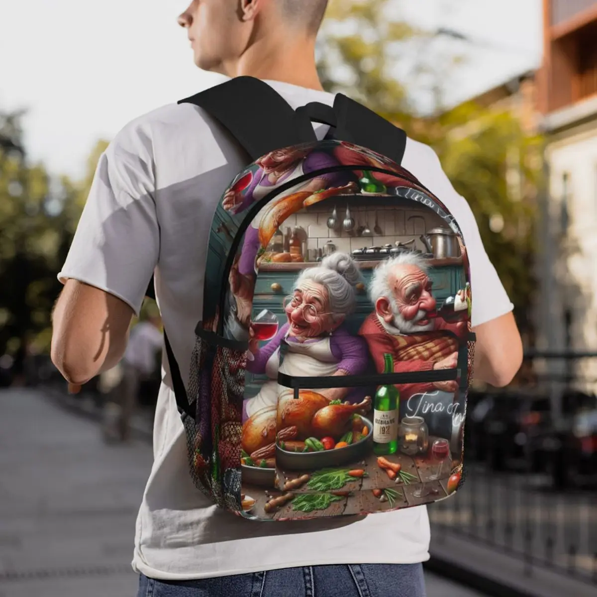 Grandma And Grandpa Roast Chicken Backpack Daypack Large Capacity Children BookBag School Bag Shoulder Bags for Men Women
Grandma And Grandpa Roast Chicken Backpack Daypack Large Capacity Children BookBag School Bag Shoulder Bags for Men Women