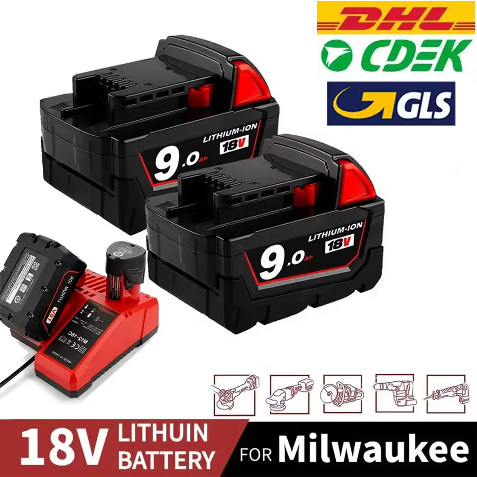 New For Milwaukee M18 Battery 21700 cell XC 18V 48-11-1815 48-11-1850 2604-22 2604-20 For Milwaukee M18B5 XC Li-ion battery
New For Milwaukee M18 Battery 21700 cell XC 18V 48-11-1815 48-11-1850 2604-22 2604-20 For Milwaukee M18B5 XC Li-ion battery
