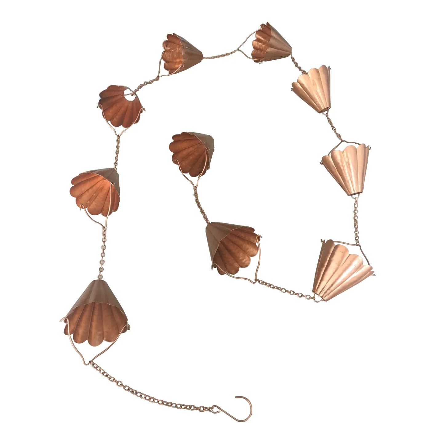 Металлическая медная цепочка от дождя с тюльпаном, современное украшение для двора и сада, цепочка с падающей водой, 11 чашек
Металлическая медная цепочка от дождя с тюльпаном, современное украшение для двора и сада, цепочка с падающей водой, 11 чашек