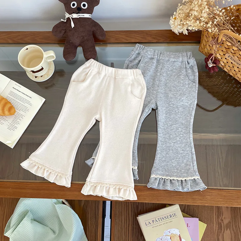 Детские брюки UNITIM для девочек, весна 2026, расклешенные брюки для новорожденных девочек, универсальные однотонные брюки с завышенной талией для малышей, модель Bootcut
Детские брюки UNITIM для девочек, весна 2026, расклешенные брюки для новорожденных девочек, универсальные однотонные брюки с завышенной талией для малышей, модель Bootcut