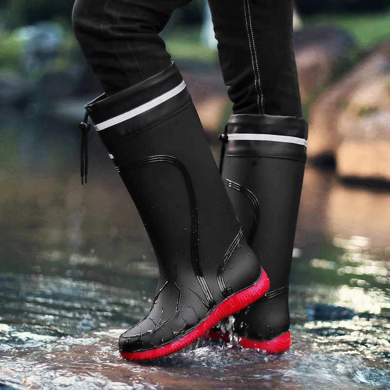 YUYIN High-top Men's Rubber Boots Black Rain Shoes Fishing Outdoor Work Rain Boots Rubber Waterproof Non-slip Men's Rain Shoes
YUYIN High-top Men's Rubber Boots Black Rain Shoes Fishing Outdoor Work Rain Boots Rubber Waterproof Non-slip Men's Rain Shoes