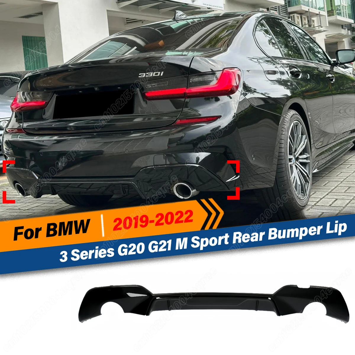 For BMW 3 Series G20 G21 M Sport Pre-Lci 2019 2020 2021 2022 M Performance Style Rear Bumper Lip Diffuser BodyKits Accessories
For BMW 3 Series G20 G21 M Sport Pre-Lci 2019 2020 2021 2022 M Performance Style Rear Bumper Lip Diffuser BodyKits Accessories