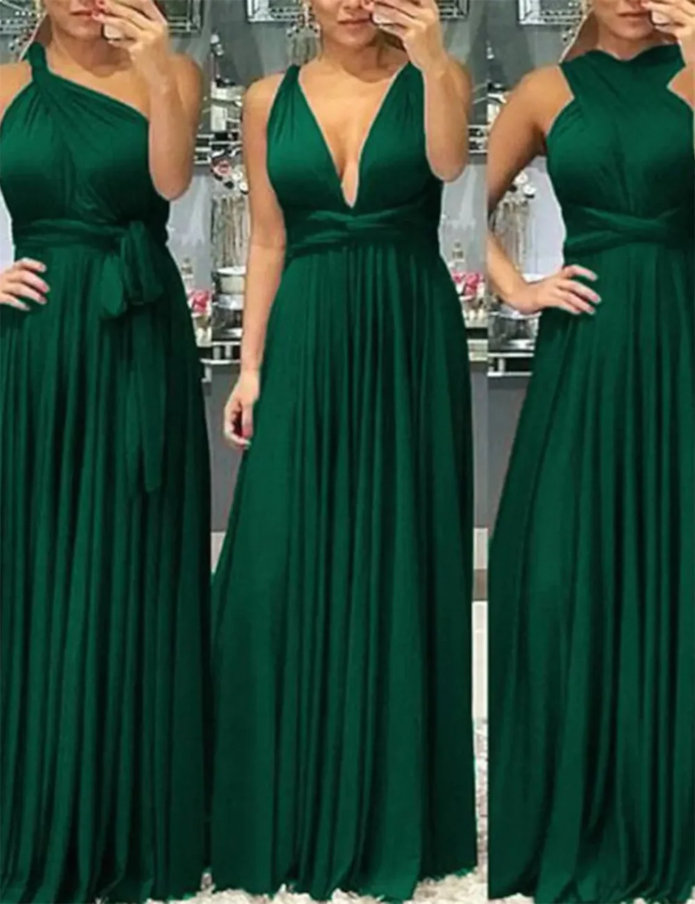 Wedding Party Dresses A-Line Bridesmaid Dresses for Women Long Elegant Sleeveless Floor Length Solid Color Chiffon Custom Made
Wedding Party Dresses A-Line Bridesmaid Dresses for Women Long Elegant Sleeveless Floor Length Solid Color Chiffon Custom Made