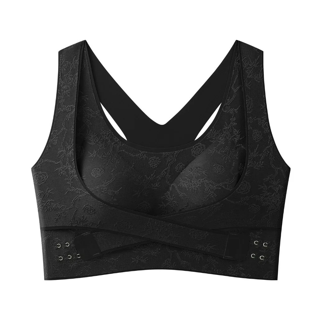 Adjustable Embossed Floral Seamless Push Up Bra Side Clasp Plus Size Front Closure Bra Cross Back Underwear Women Women
Adjustable Embossed Floral Seamless Push Up Bra Side Clasp Plus Size Front Closure Bra Cross Back Underwear Women Women