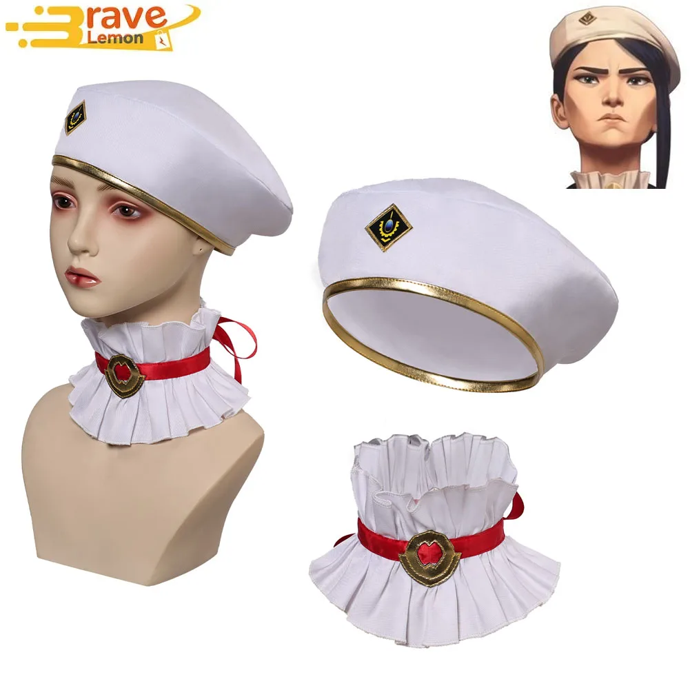 Caitlyn Hat Girdle Cosplay Women Fantasia White Cap Collar LOL Costume Accessories for Female Disfraz Props Halloween Carnival
Caitlyn Hat Girdle Cosplay Women Fantasia White Cap Collar LOL Costume Accessories for Female Disfraz Props Halloween Carnival