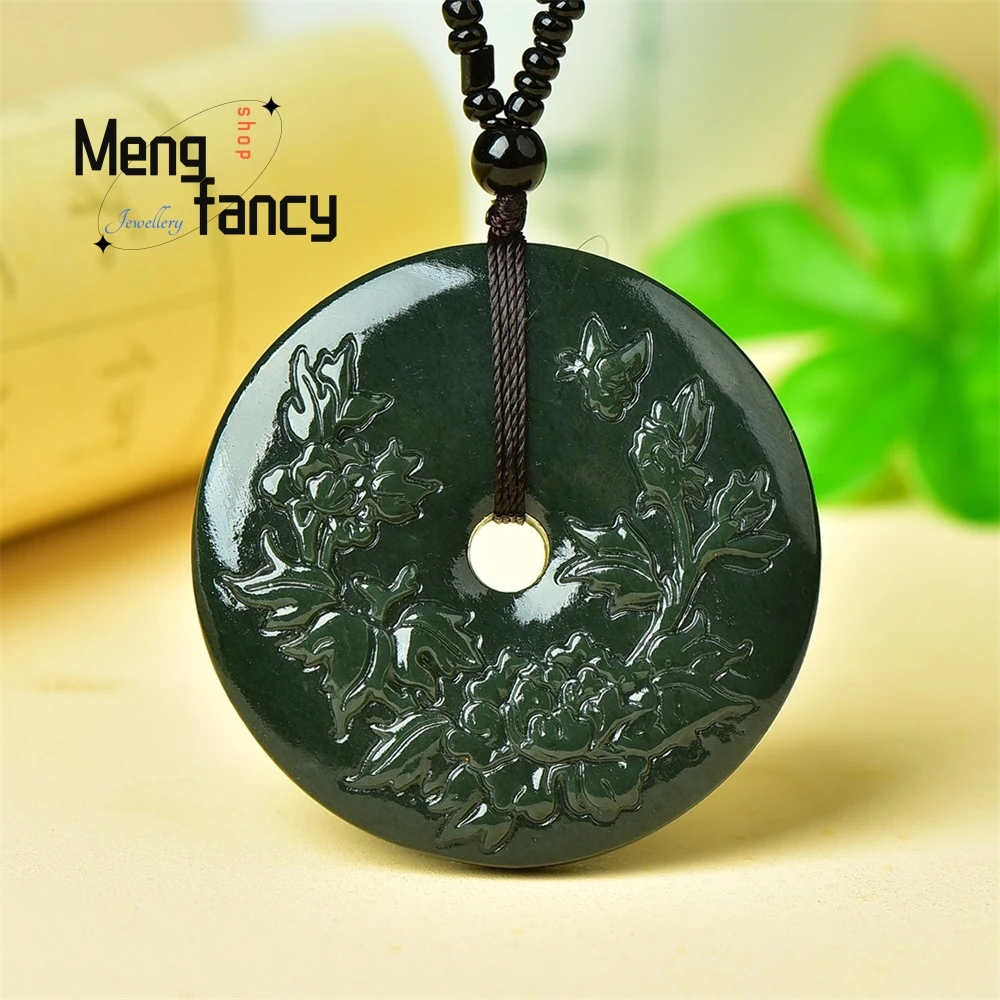 Premium Natural Hetian Green Jade Peony Flower Pendant Simple Exquisite Mascots Best Selling Holiday Gifts Fashion Fine Jewelry
Premium Natural Hetian Green Jade Peony Flower Pendant Simple Exquisite Mascots Best Selling Holiday Gifts Fashion Fine Jewelry