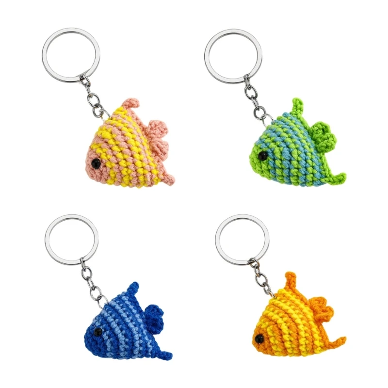 Miniature Crochet Fish Shaped Ring Animal Themed Backpack Pendant Accessory for Handbag Accessories D0UB
Miniature Crochet Fish Shaped Ring Animal Themed Backpack Pendant Accessory for Handbag Accessories D0UB