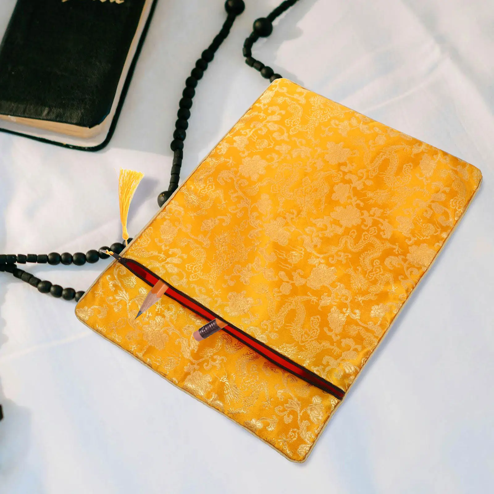 Multi-Function Decorative Pencil Bag Large Zipper Design Storage Pouch for Books Documents Vouchers Tickets Students
Multi-Function Decorative Pencil Bag Large Zipper Design Storage Pouch for Books Documents Vouchers Tickets Students