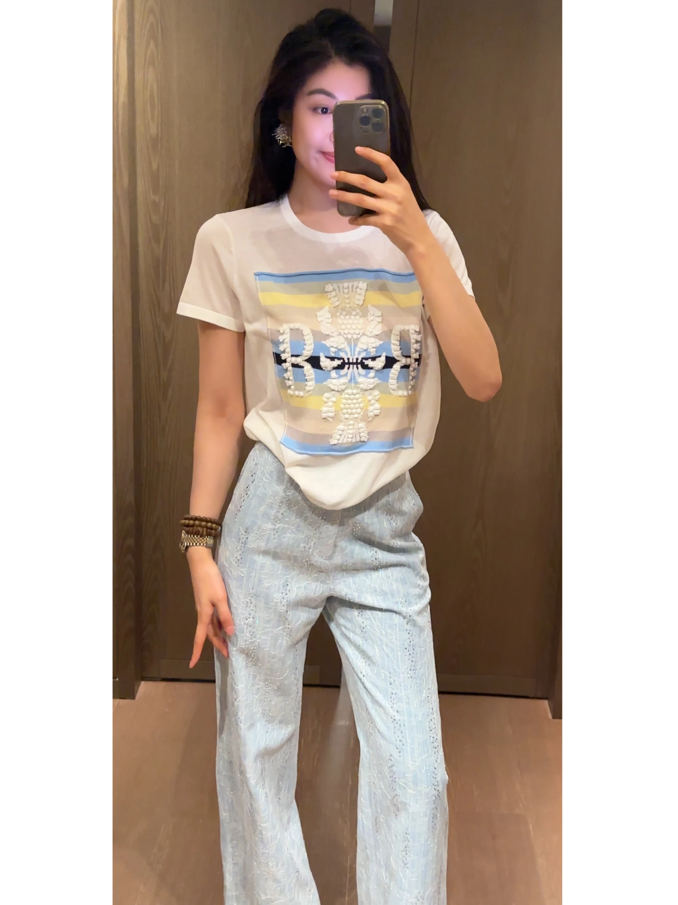 NCOU Summer 2026 New Style Thin 3D Embroidery Loose Casual Shoulder T-Shirt Women's Linen Material Comfortable All-Match Top
NCOU Summer 2026 New Style Thin 3D Embroidery Loose Casual Shoulder T-Shirt Women's Linen Material Comfortable All-Match Top