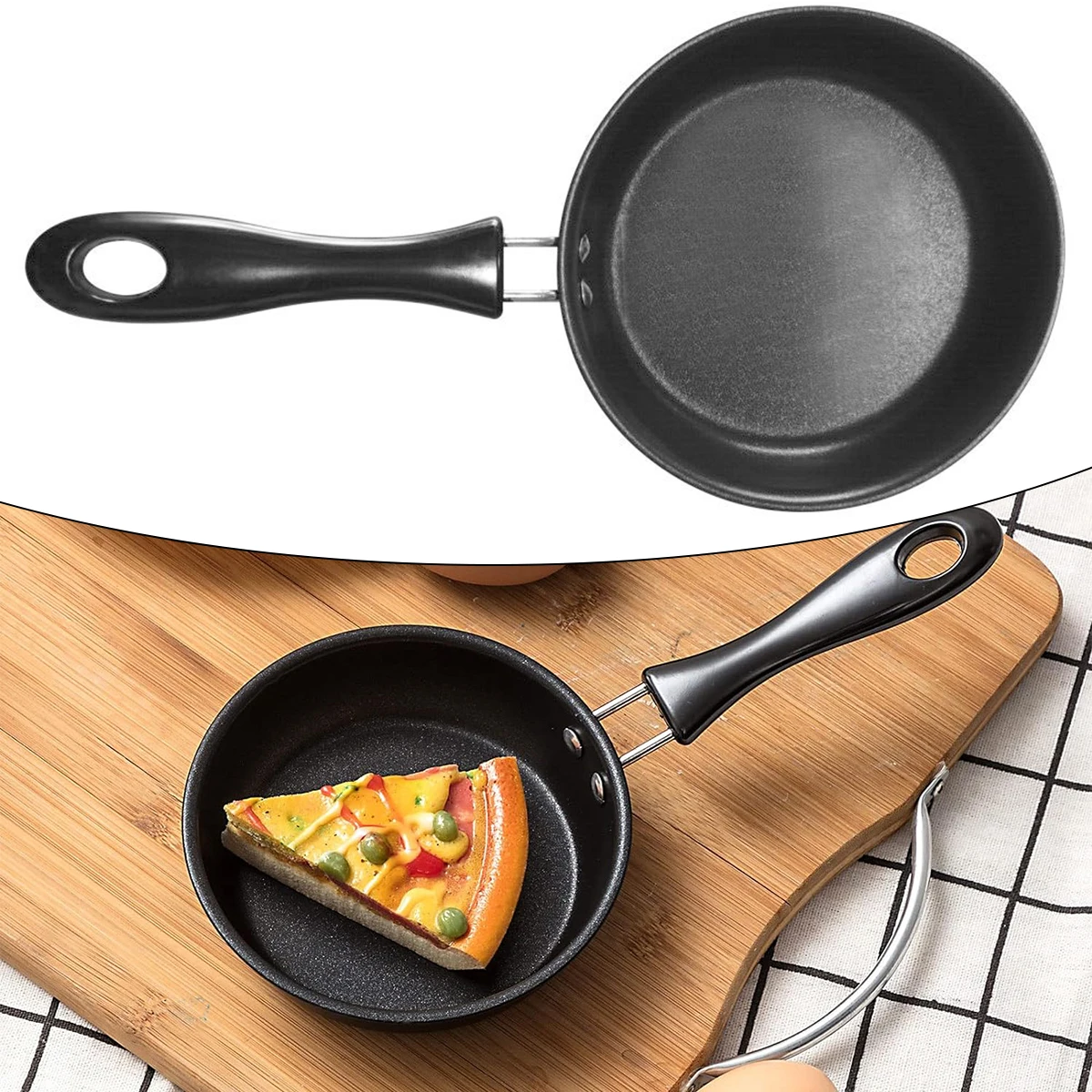 1Pcs 12CM Practical Frying Pan Egg Master Pancake Maker Cookware Pan Pot with Non Stick Technology
1Pcs 12CM Practical Frying Pan Egg Master Pancake Maker Cookware Pan Pot with Non Stick Technology
