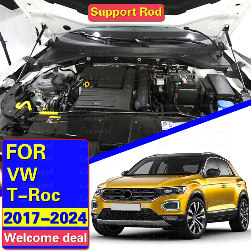 Hood Dampers For VW Volkswagen T-Roc 2017-2024 VW TROC Front Bonnet Modify Gas Struts Lift Supports Accessories Shock Absorber
Hood Dampers For VW Volkswagen T-Roc 2017-2024 VW TROC Front Bonnet Modify Gas Struts Lift Supports Accessories Shock Absorber