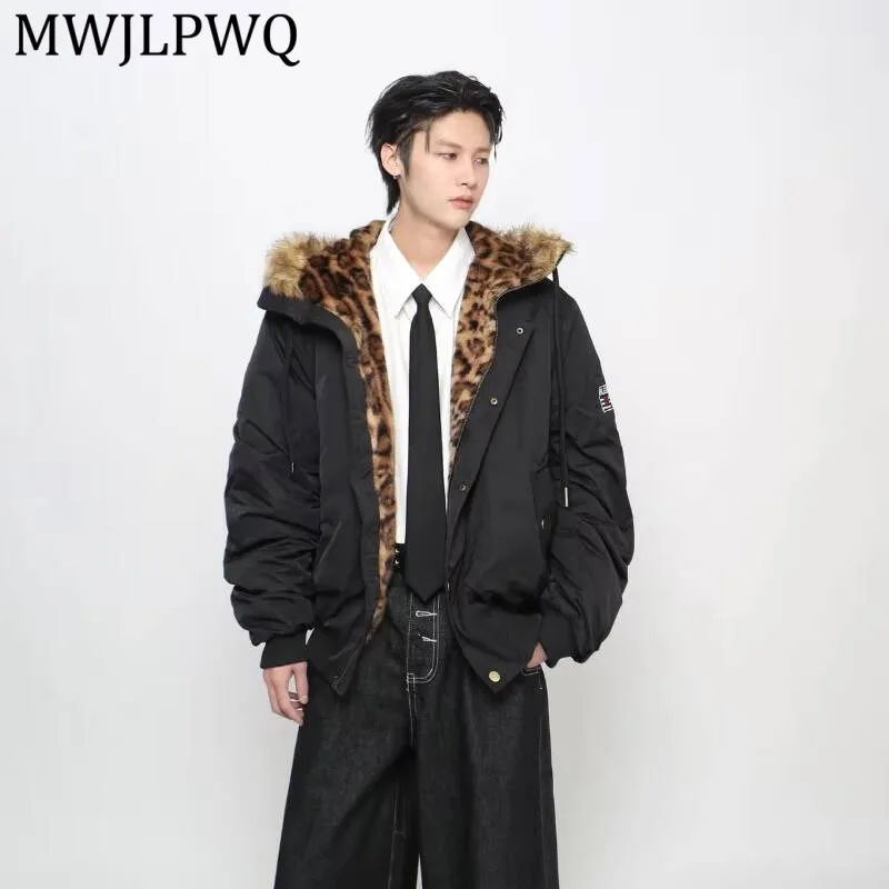MWJLPWQ American Style Leopard Print Hooded Padded Coat For Men And Women Fur Collar Winter High Street Couple Niche Tops 21697
MWJLPWQ American Style Leopard Print Hooded Padded Coat For Men And Women Fur Collar Winter High Street Couple Niche Tops 21697