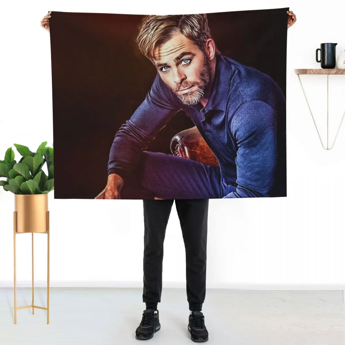 Chris Pine Throw Blanket Stylish Couch Blanket for Home Living Room
Chris Pine Throw Blanket Stylish Couch Blanket for Home Living Room